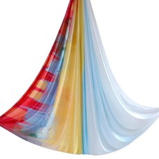 6 米新款空中瑜伽鞦韆吊床面料反重力梯形絲綢用於柔韌性和倒立治療鍛煉健身器材, C1