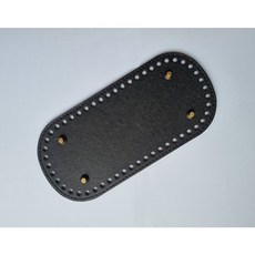 가방바닥 타원형 22*10cm 가방부자재 가방밑판 퀼트용품 퀼트가방만들기 코바늘, 블랙22*10cm, 1개