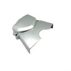 앞좌측 엔진 마그네토 스프로킷 가드 체인 커버 케이스 적합 70 110cc 먼지 핏 자전거 Sunl Taotao Coolste, 01 실버