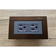 Panasonic GLATIMA 鏽銅雙插座蓋板 廚房專插 單插座 冷氣插座 220v插座 WTGF6100DA