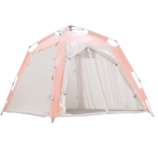 에쉬울프 원터치 난방텐트, 핑크, 1인용(190x135x135)