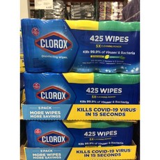 Clorox 高樂氏 萬用清潔擦拭濕巾 85抽 單罐分售, 1個, 清新香氣