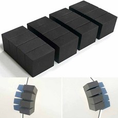 순정형 스펀지 도어가드 블랙 4개입, 4개