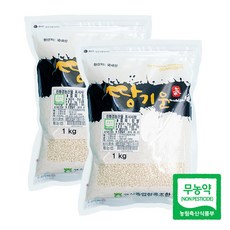 고산농협 땅기운 친환경 찹쌀, 2개, 1kg