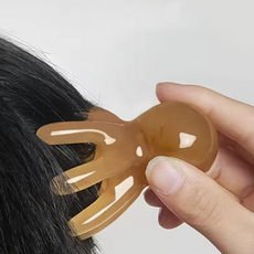 문어 마사지기 지압기 두피 목 어깨 셀프 괄사 도구, S, 1개