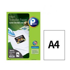 [프린텍] A4전사용지 J9115-5(밝은색용 5매)/ 전사지