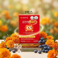 비타민마을 눈건강 맘편한 루테인 비타민 A 마리골드꽃추출물 선물용, 3박스, 30회분