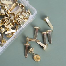 골드 문서 할핀 40개입(15mm) (라운드), 1개, 1매입