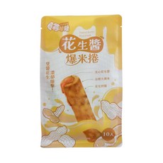 爆米捲 花生醬流心內餡 米餅 10入, 75g, 1個