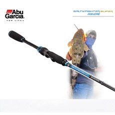 桃園東區釣具 ABU Super Salty Fighter Inshore 超級S岸拋竿，高強度碳纖維，遠投必備，舒適握感, SSIS-862ML(直柄)