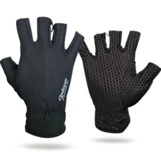 남성 스포츠 장갑 쿨링 아웃도어 레저용 통기성 반장갑 야외 반손가락 사이클 자전거 여성 스포츠 장갑, 블랙(여성용M)