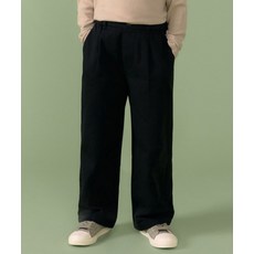 무신사 스탠다드 MUSINSA STANDARD KIDS 속기모 원 턱 와이드 치노 팬츠 [블랙] MKDPCAZ04-BK 425330