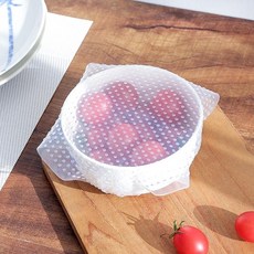 葉子小舖 重複使用 可微波 多功能, 1個, 【硅膠保鮮膜】小號-14*14cm