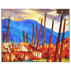 오렌코 오리지널 AY 잭슨 스키나 크로싱 BC 캐나다 십자수 Orenco Originals A. Y. Jackson Skeena Crossing B. C. Canada Counte