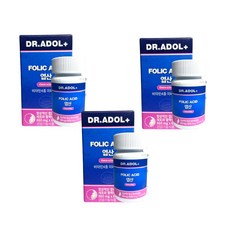 닥터아돌 엽산 BDIH 임산부 엽산 영양제 800g 60정 6개월 3박스