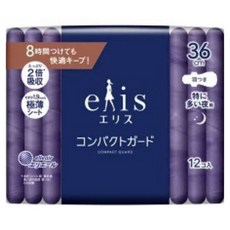 elleair 艾黎艾爾 elis 愛麗思 超薄夜用衛生棉, 1包, 12片