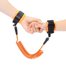 도나토르 미아방지 손목 팔찌 방지 놀이동산, 오렌지, 1개