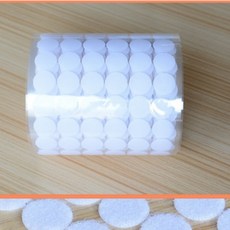 원형 테이프 25mm 흰색 검정 20개 부착식 옷수선 의류 손바느질 박음질 재봉틀, 1개
