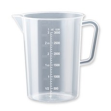 27리빙 튼튼한 플라스틱 비커, 1개