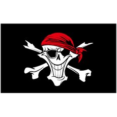 萬聖節海盜造型橫幅, 黑色海盜旗