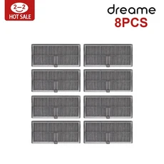 Dreame X40 울트라 X40 프로 S30 프로 울트라 부품 액세서리 메인 사이드 브러시 헤파 필터 천 먼지, 08 8.pcs