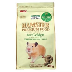 GEX 倉鼠優質蛋白質主食 RNA配方 迷你倉鼠適用 營養豐富, 1個, 黃金鼠 / 波利鼠 400g, 400g