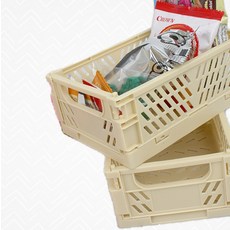 접이식정리함 데스크 정리 플라스틱 미니 폴딩박스 정리 수납함, 1개