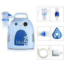 PARI INQUAir Blue SPA 네블라이저 가정용 4시간 연속사용 비가열식 흡입기, 1개