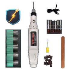 셀리젠 네일 드릴 연마기 (전문가용), 1개, 화이트그레이