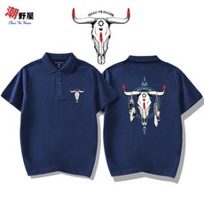 潮野屋 印地安公牛頭骨 POLO衫 短T WPD-839