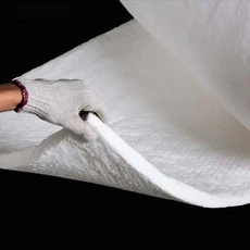크기 50x200cm 고온 1360 ℃ 보일러 절연 알루미늄 규산염 바늘 세라믹 섬유 면 내화물