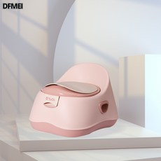 DFMEI 兒童馬桶坐便器男女寶寶小孩嬰幼兒大號便尿盆桶廁所座便工廠, 淡粉色pp款:如圖