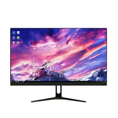 24인치 144Hz IPS 게이밍 모니터 고화질 초슬림 27인치 커브드 데스크탑용 QHD 2K 컴퓨터 스크린, 22인치 직면 블랙 75Hz 좁은 테두리, 1cm