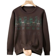 쥬엔리치 남자 빅사이즈 맨투맨 라운드넥 5-11XL 특양면 긴팔티 JR815