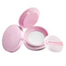 MooeKiss 絨絨柔焦散粉 輕盈控油隱形毛孔, 01透明色, 1個