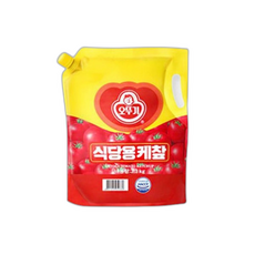 소스 오뚜기 케챱파우트팩 3 토마토/소스/케찹/오뚜기/케챱/케첩/업소용/케챂/대용량/식당용, 3kg, 1개