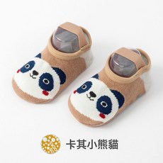 新生寶寶綁帶卡通地板襪春秋季新款男女寶寶超萌卡通學步襪子