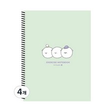 (매장정품)모닝글로리 2500 완전두꺼운 연습장 좌철 랜덤발송 4개 one option