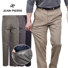 잔피엘 빅사이즈 42 44사이즈 봄가을용 남성 스판 면바지 허리조절밴딩