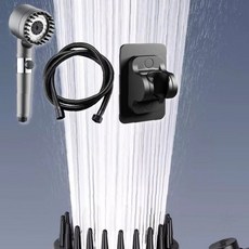 스테인리스 6개월필터 절수 수압상승헤드 정수 샤워 원룸 욕실 약할때 강화, 1개, 상세페이지 참조