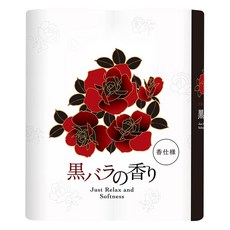 시코쿠 특산 종이 xnepia 화장실 롤 흑장미향 30m 더블 4롤, 1개입, 1개, 1cm
