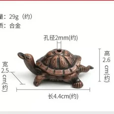 1 Pcs 거북이 모양 휴대용 향 향로 스틱 홀더 버너 스탠드 백단 찻집 홈 오피스 장식, Gutong Zcg
