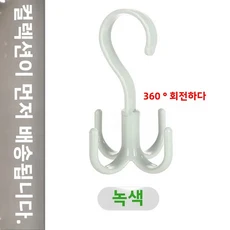 다기능 4개 발톱 창의적인 회전 가능한 끈걸이 문 앞 모자 목도리 옷장 정리 빵틀, 15 초강력 5 단, 1개