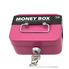 창의적인 휴대용 저금통 보관함 소형 키 동전 잠금장치가 있는, 01 A