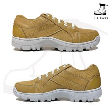 Lapass 真皮男鞋 登山休閒皮鞋 透氣休閒鞋 止滑耐磨休閒皮鞋