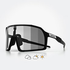 선플러스 스포츠 변색 선글라스 도수클립, SG70 C21 블랙/그레이변색