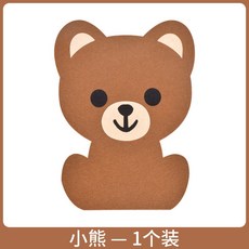卡通馬桶除臭貼 香味貼墊 兔子造型, 1個, 小熊【一入】