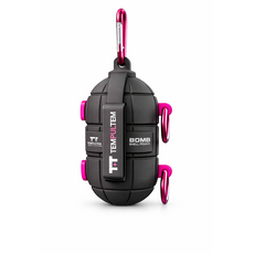 [할인 상품] 템플템 수류탄 골프공 파우치 휴대용 골프공주머니 (2구), 핑크, 1개