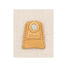 퀼트스타 [크로바] 가죽 코인골무_M, 1개, 카멜