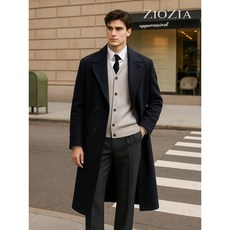 지오지아. 솔리드 더블 롱코트 AEB4CB1103